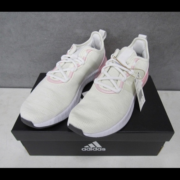 ADIDAS WOMEN'S 8 AND 8 1/2 Chalk White SNEAKERS - Picture 4 of 10